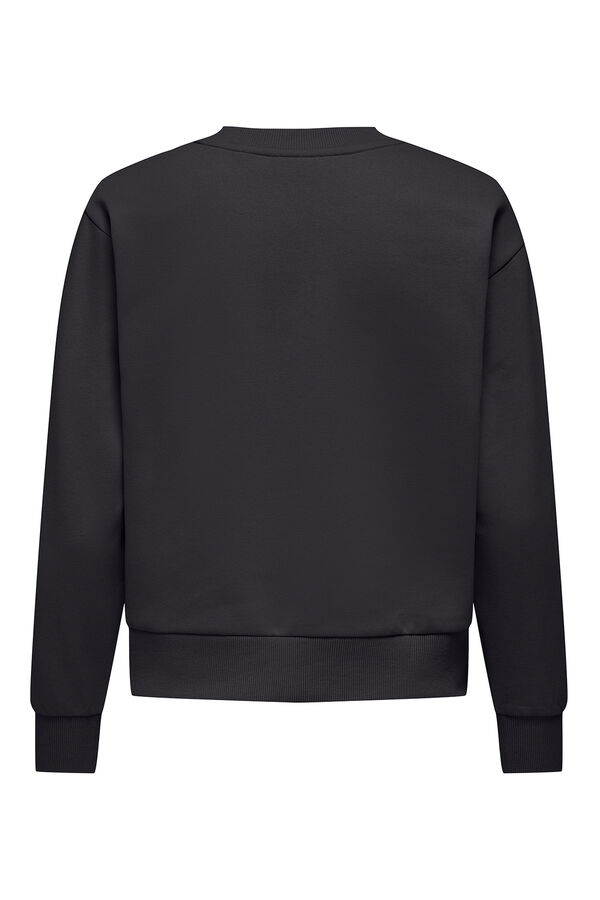 JDY Sudadera cuello redondo negro