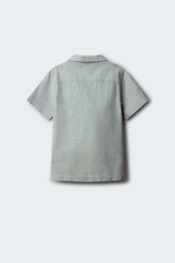 Springfield Kids Camisa de manga curta leve para menino azul