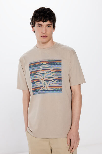 Springfield T-shirt arbre natif gris