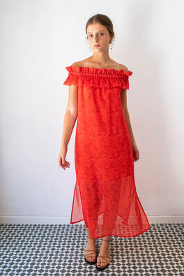 Vestido largo midi