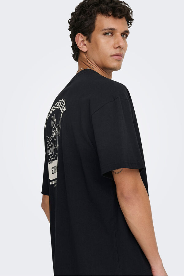Only & Sons Short-sleeved T-shirt black
