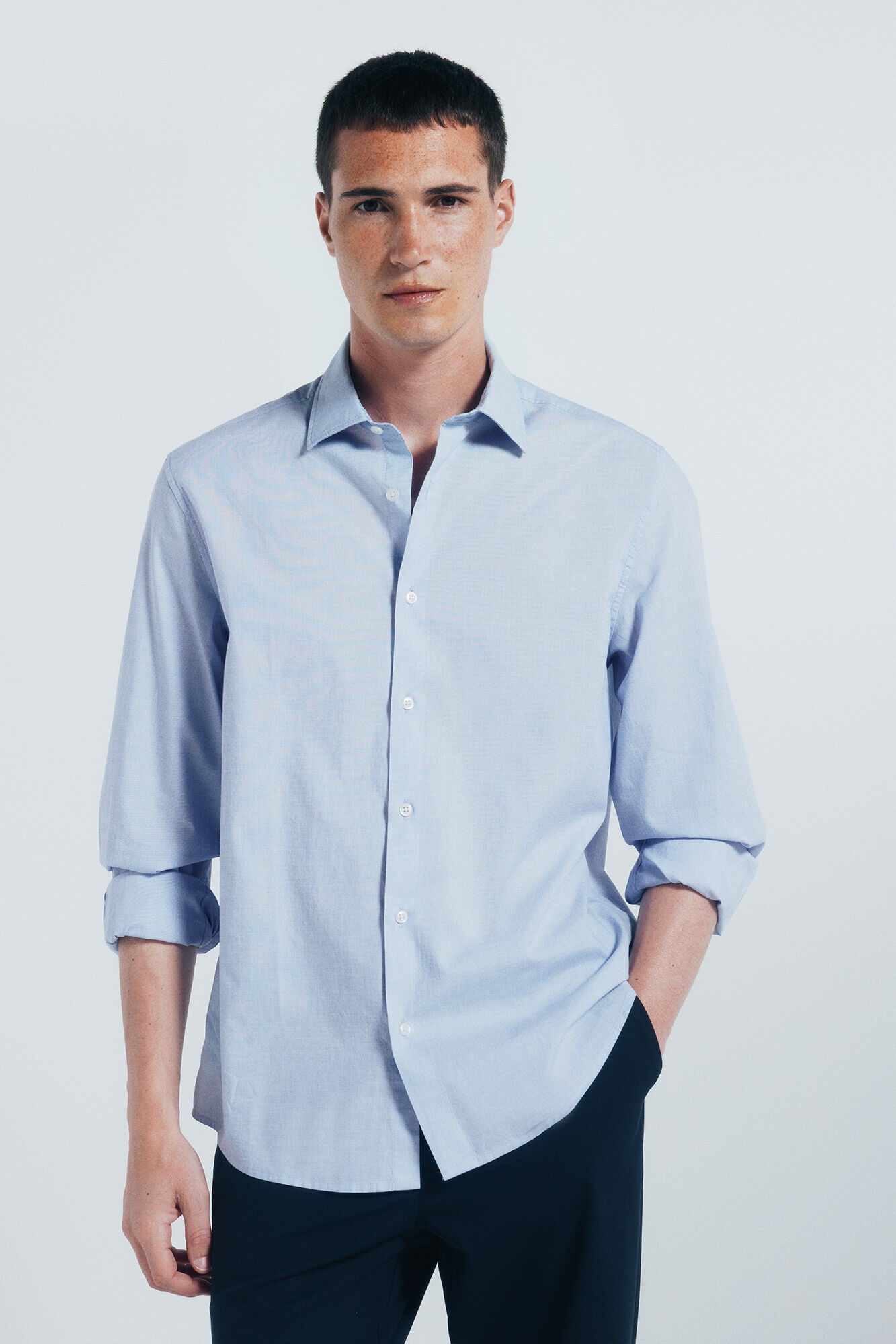 Springfield Cotton shirt with edging
