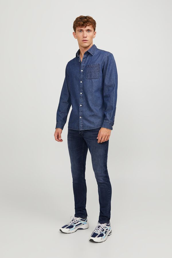 Jack & Jones Five-pocket slim fit jeans blue
