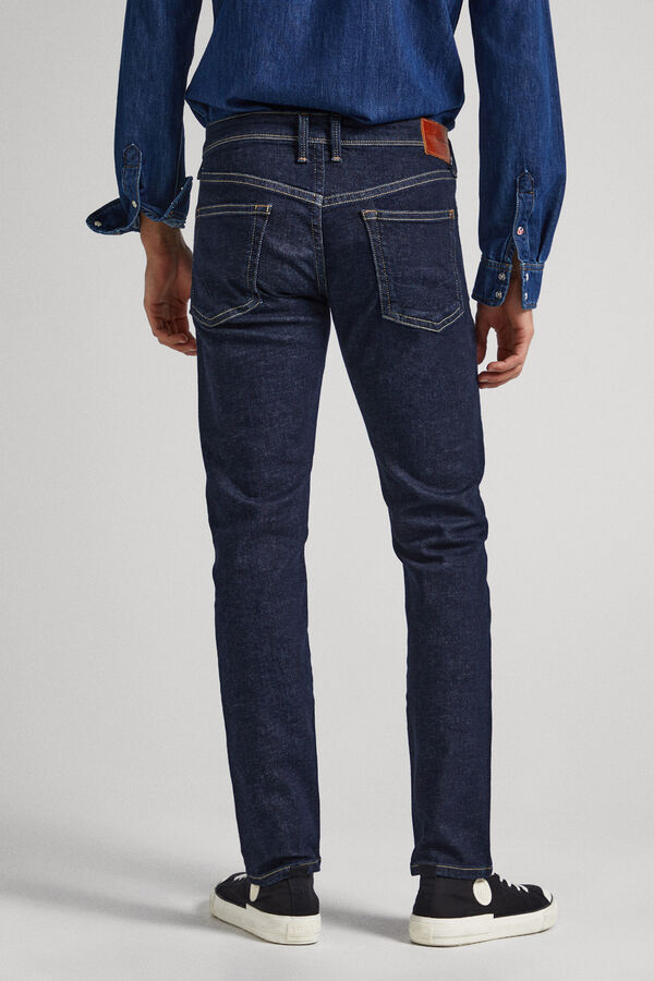 Springfield Slim fit low-rise Hatch jeans black