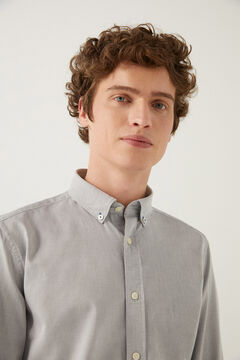 Springfield Chemise dobby gris