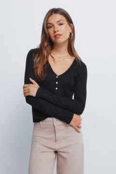 Springfield T-shirt en en maille Baker