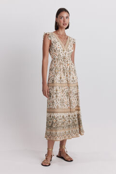 Springfield Border print midi dress
