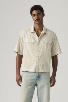 Levi's Camisa crop de manga corta