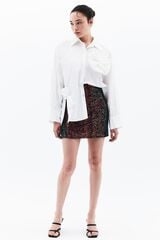 Oxxo Sequin mini skirt black