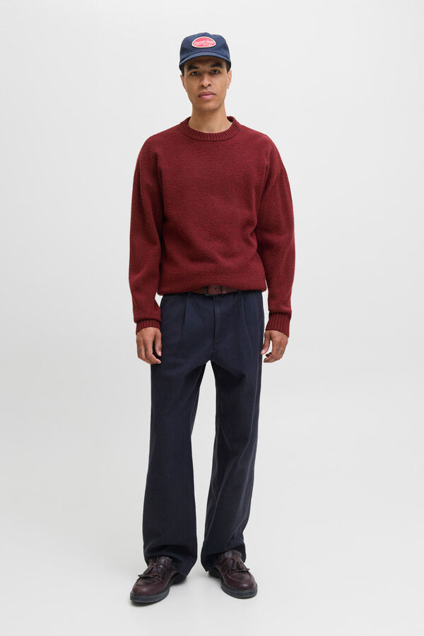 Jack & Jones Basic jersey-knit jumper pink