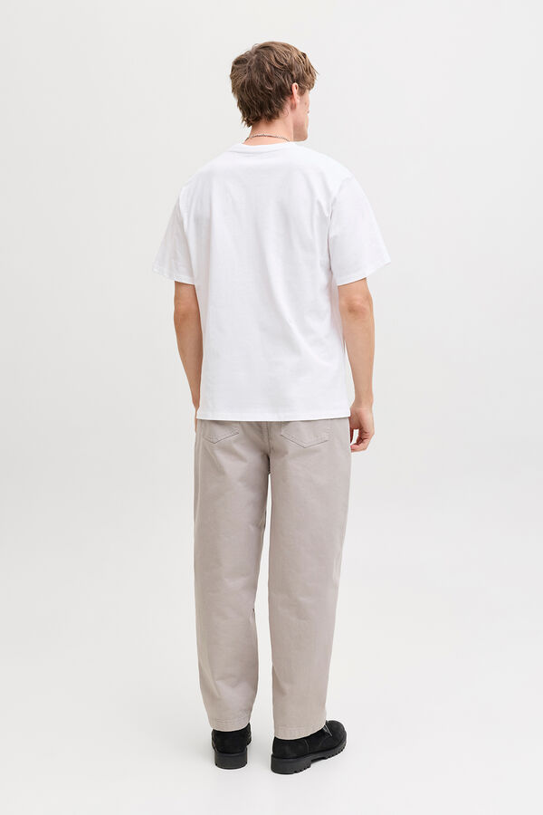 Jack & Jones Camiseta b&aacute;sica manga corta blanco