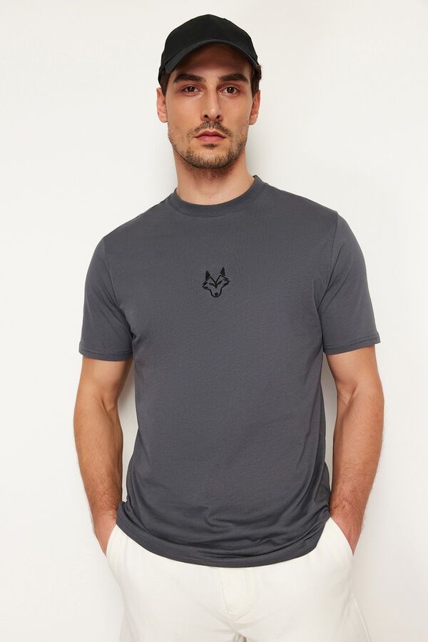 Trendyol T-shirt normal cinzento