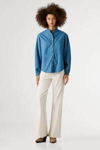 Pepe Jeans Camisa de ganga de manga comprida