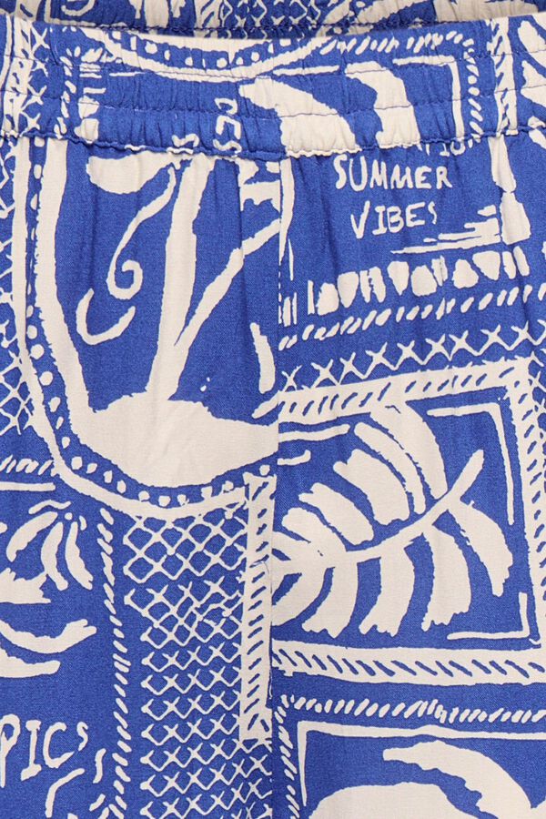 JDY Pantal&oacute;n largo ancho azul