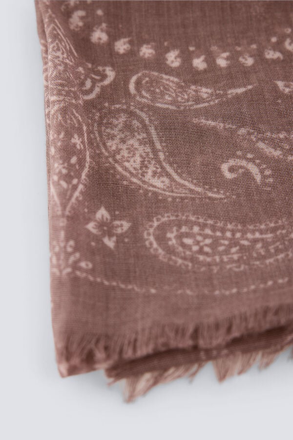 Springfield Large bandana scarf nude