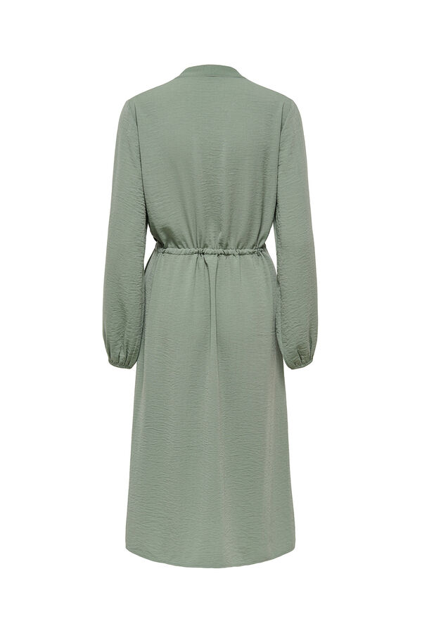 JDY Long-sleeve midi dress grey
