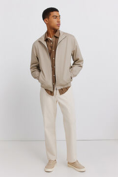 Springfield Camisa de riscas com linho