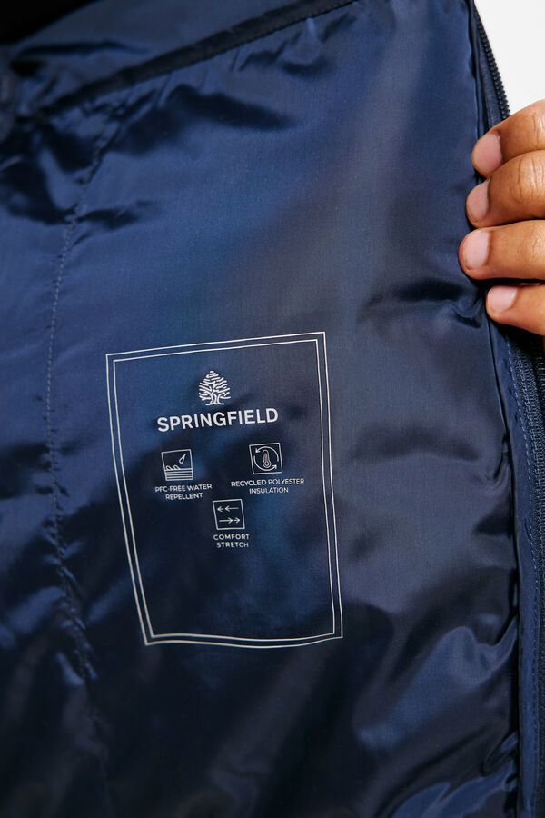 Springfield Kombinált kapucnis dzseki kék