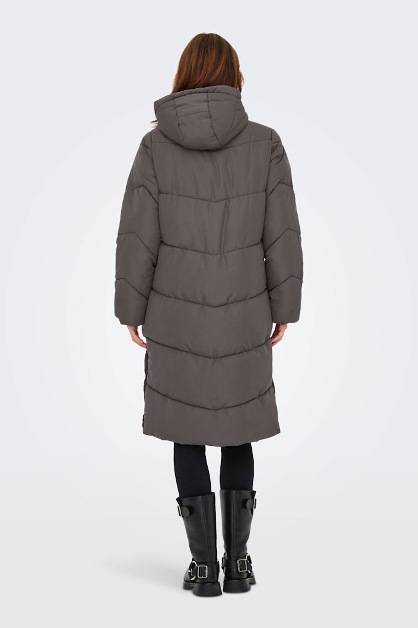 Only Abrigo largo acolchado