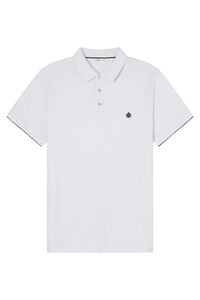 Springfield Piqu&eacute; contrast cuff slim fit polo shirt
