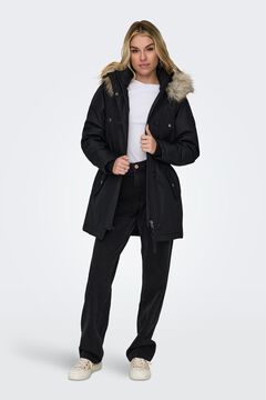 Only Parka con capucha con pelo