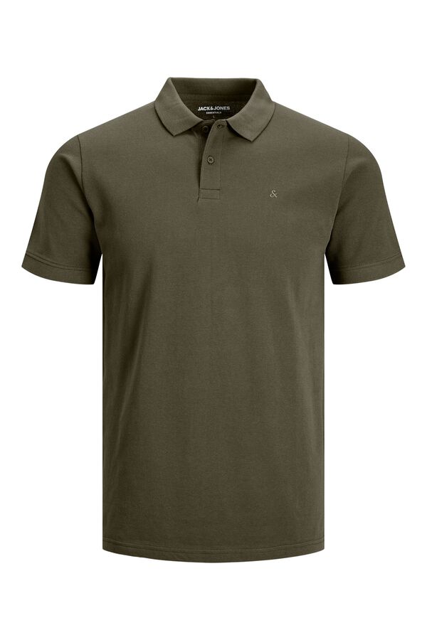Jack & Jones Piqu&eacute; slim fit polo shirt green