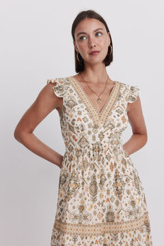 Springfield Border print midi dress