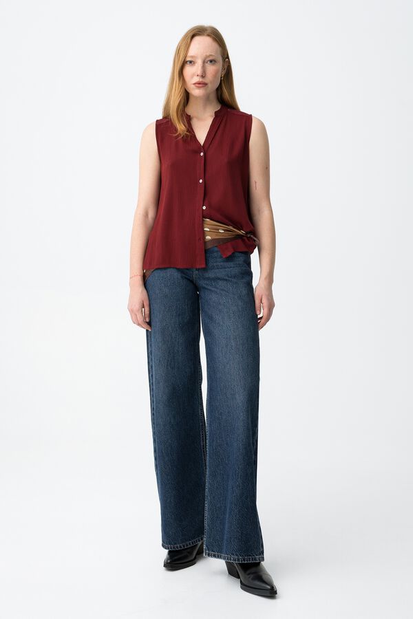 Tiffosi Sleeveless top rouge