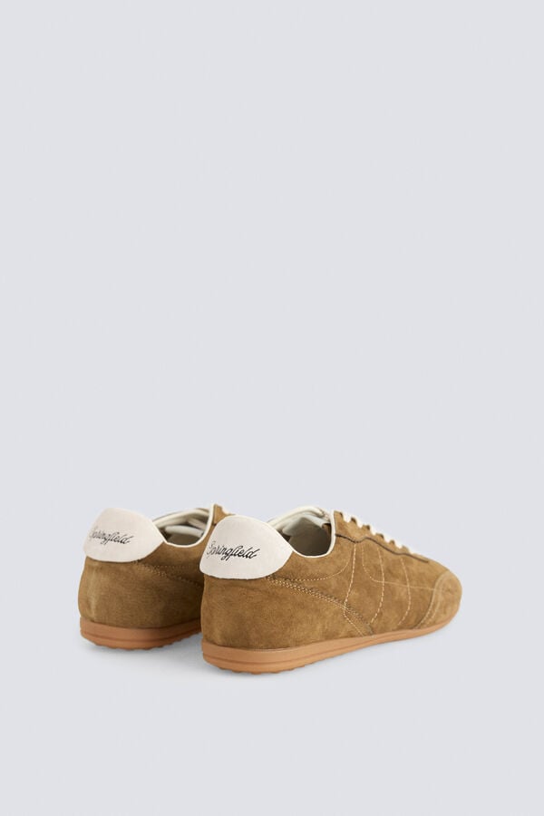 Springfield Leather flat shoe brown