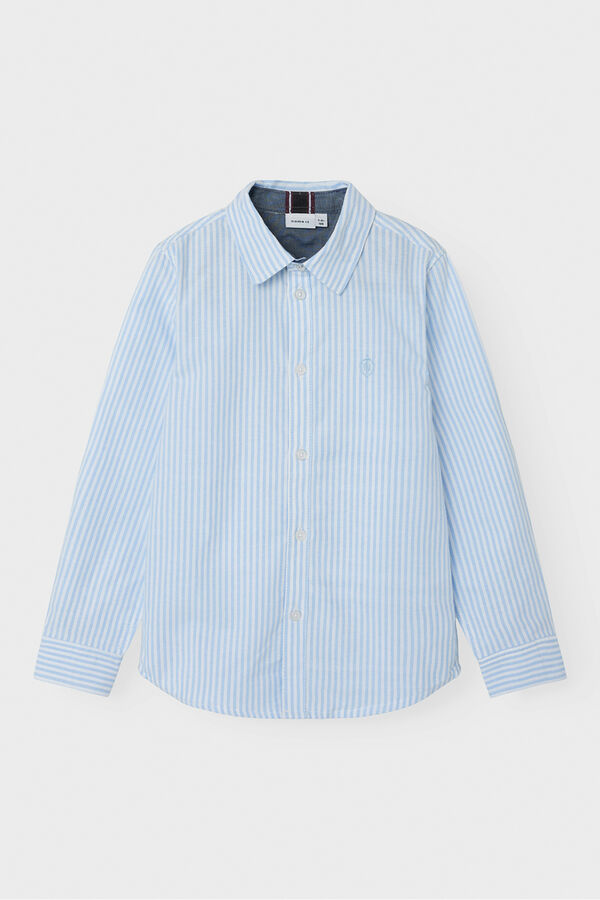 Name It Camisa oxford de rayas ni&ntilde;o azul