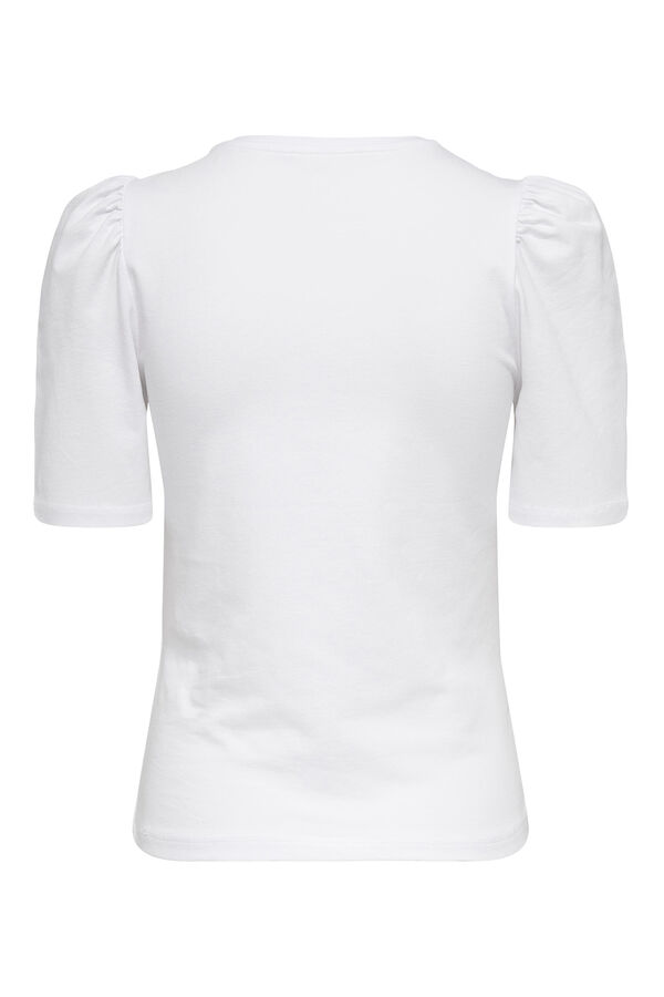 Springfield Puffed sleeve T-shirt white