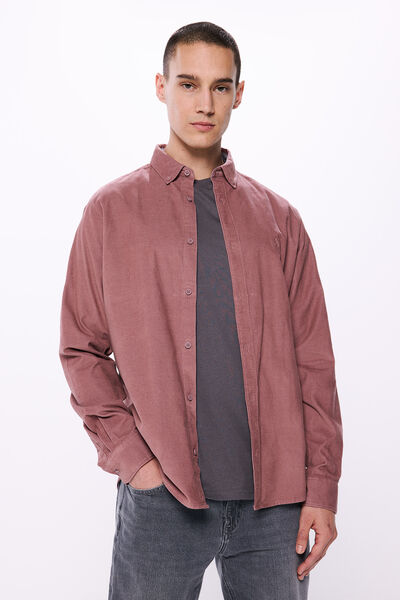 Springfield corduroy shirt bordeaux