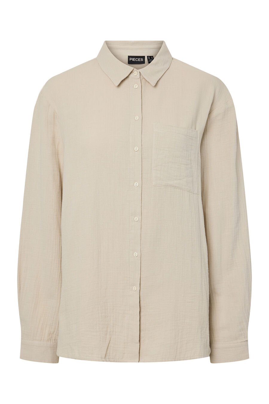 Camisa oversize manga larga