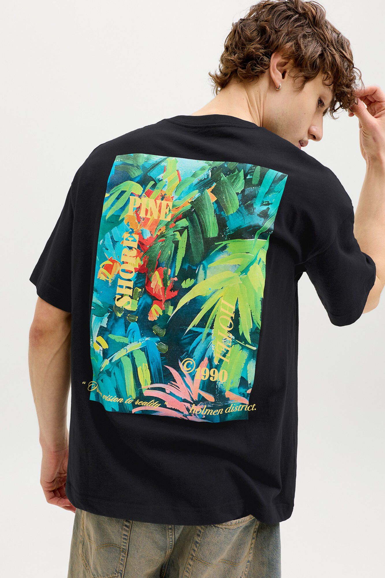 Loose cotton T-shirt | Tricouri pentru bărbați | SPF