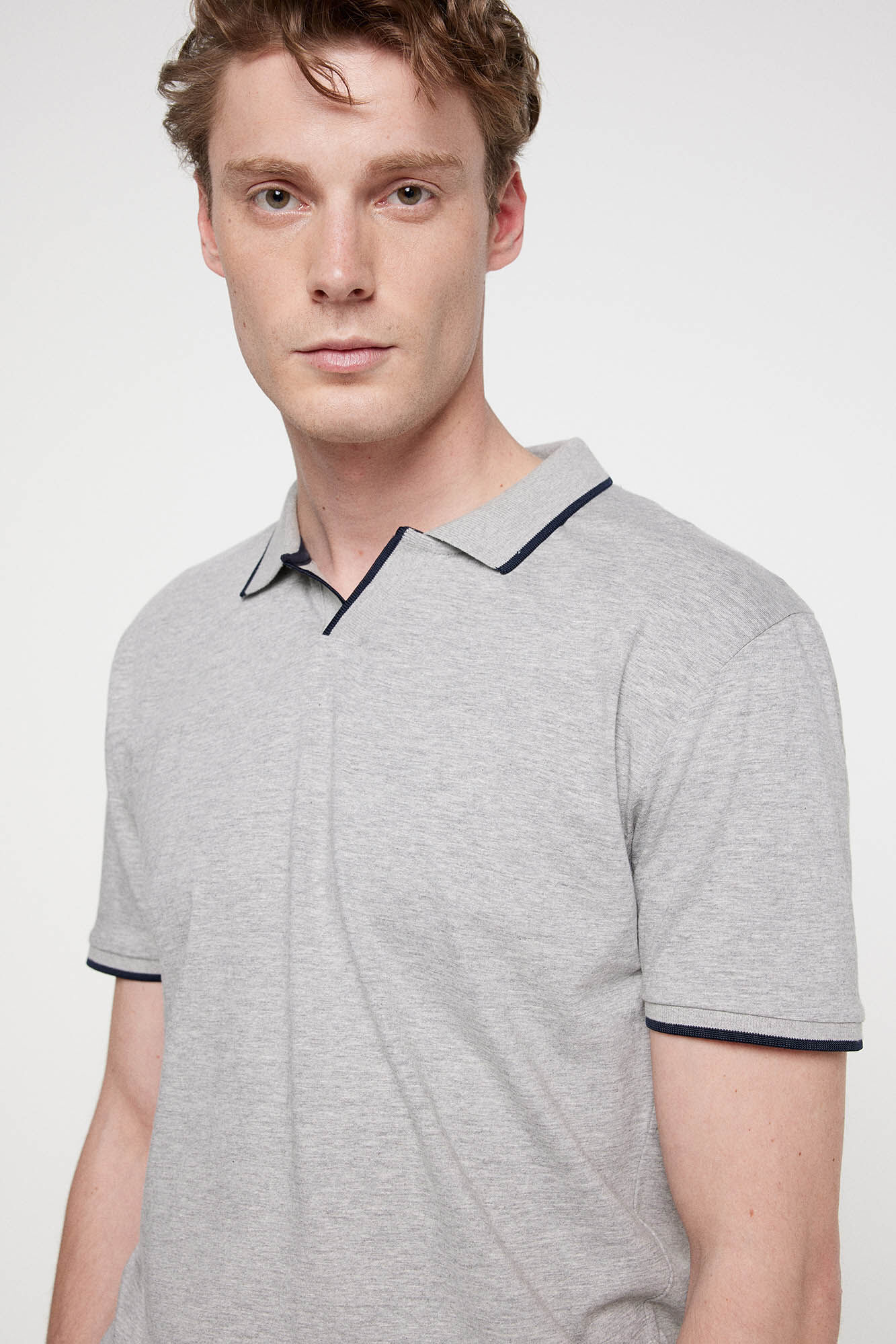 Brave Soul Polo con color en contraste