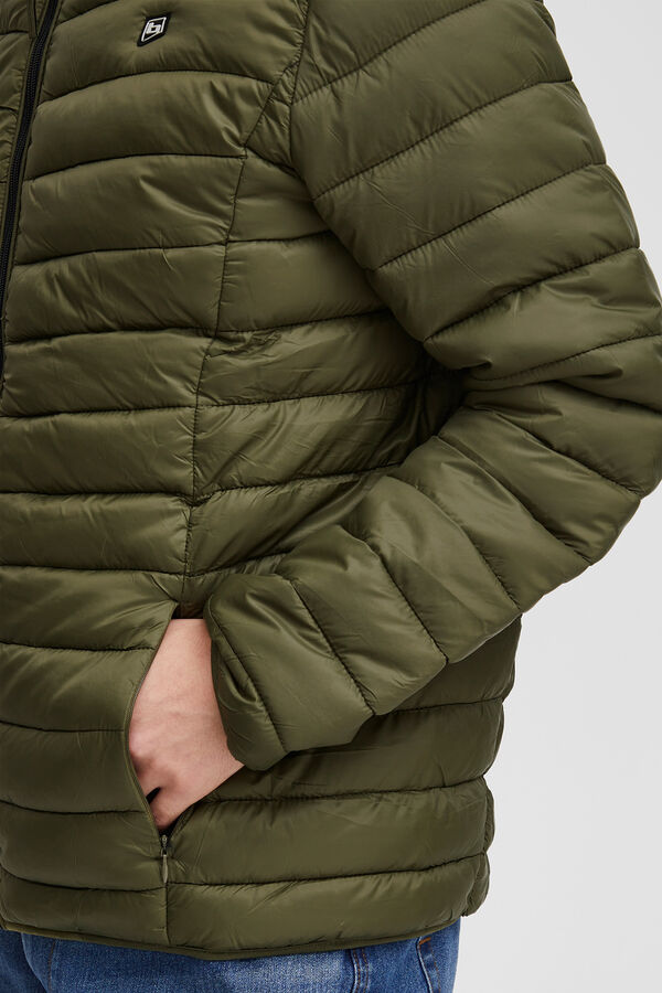 Blend Casaco Puffer  estampado