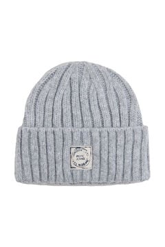 Springfield Ribbed knitted hat grey