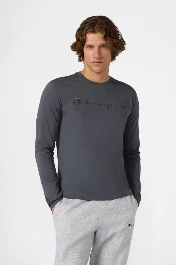 Champion Camiseta manga larga Champion gris