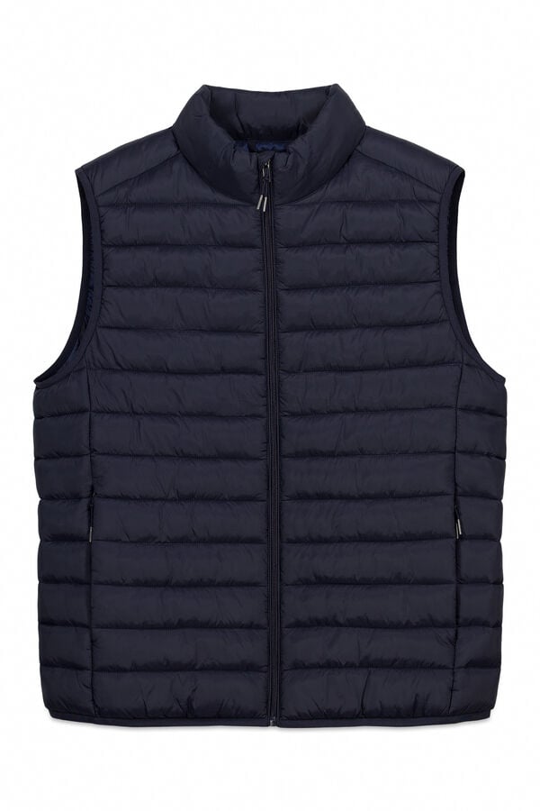 Springfield plain structured cardigan blue