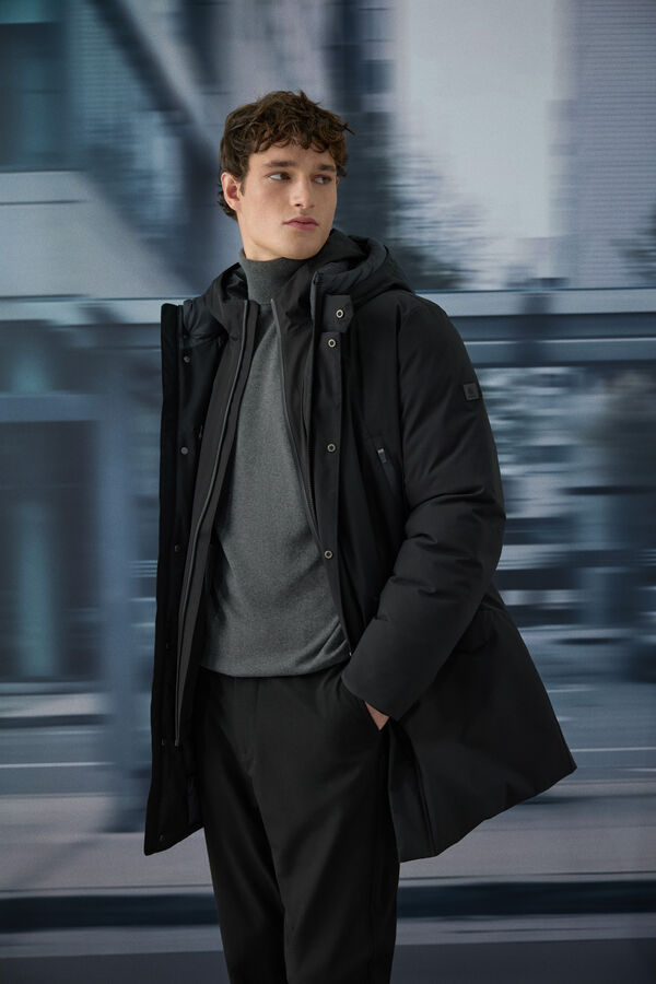 Springfield Thermal puffer parka black