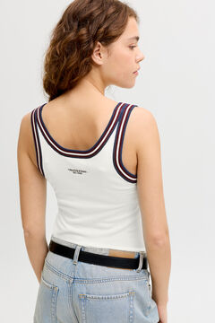 Jack & Jones Top de malha canelada de al&ccedil;as