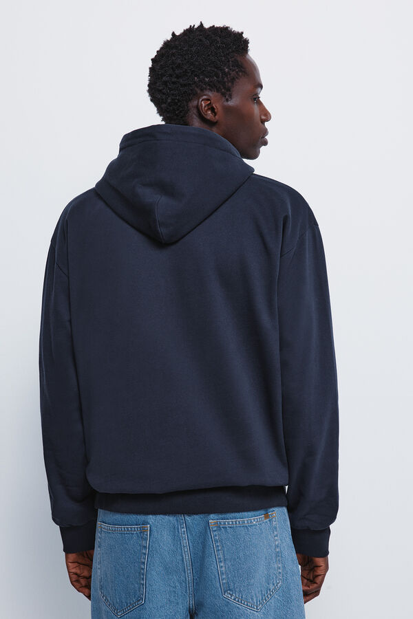 Springfield Hood logo sweatshirt blue