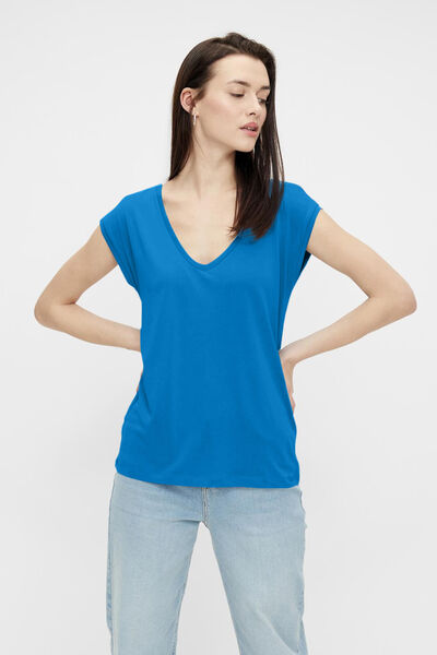 Springfield Basic-T-Shirt kurze Ärmel Blau