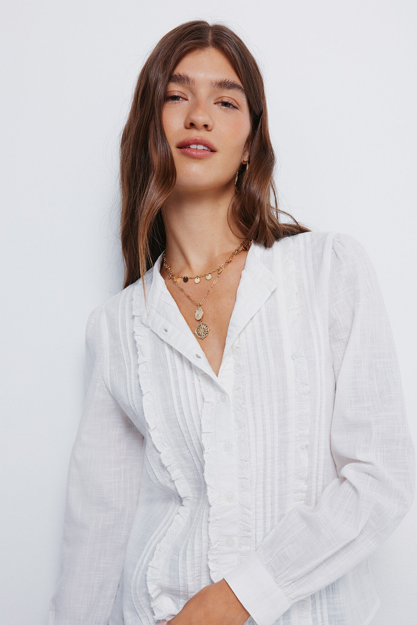 Springfield Romantična &scaron;ifli bluza