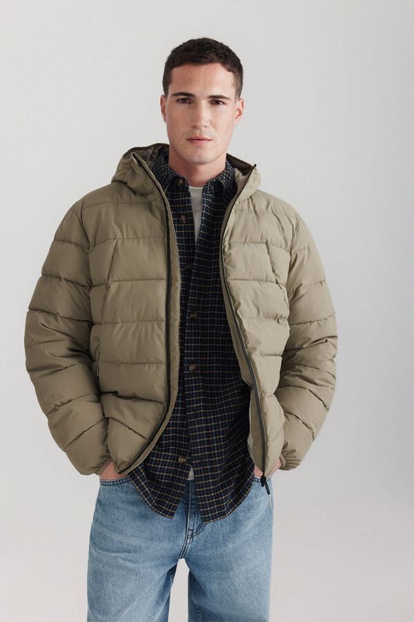 Springfield Thermal puffer jacket beige