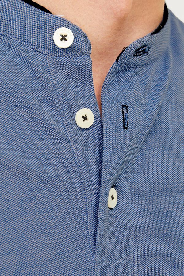 Jack & Jones Slim Fit Baumwoll-Poloshirt Blau