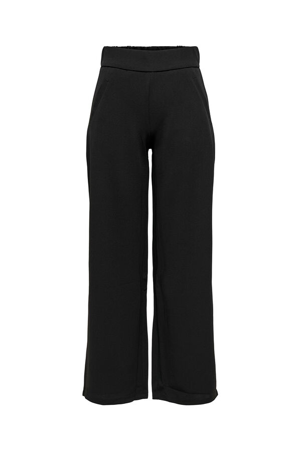 JDY Wide fluid trousers black