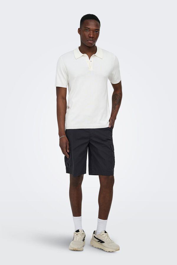 Only & Sons Cargo Bermuda shorts black