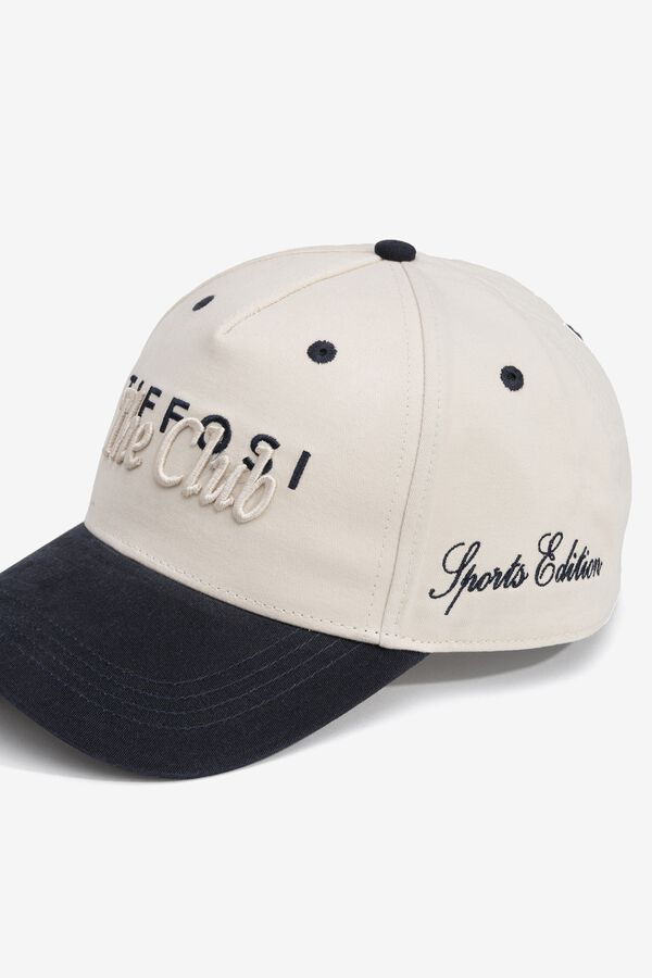 Tiffosi Embroidered Two-Tone Cap bleu