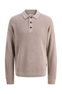 Jack & Jones Polo de malha com gola abotoada